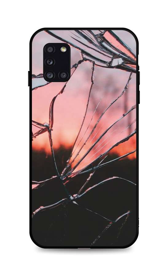 Levně Kryt TopQ LUXURY Samsung A31 pevný Pink Broken 50897 (pouzdro neboli obal na mobil Samsung A31)