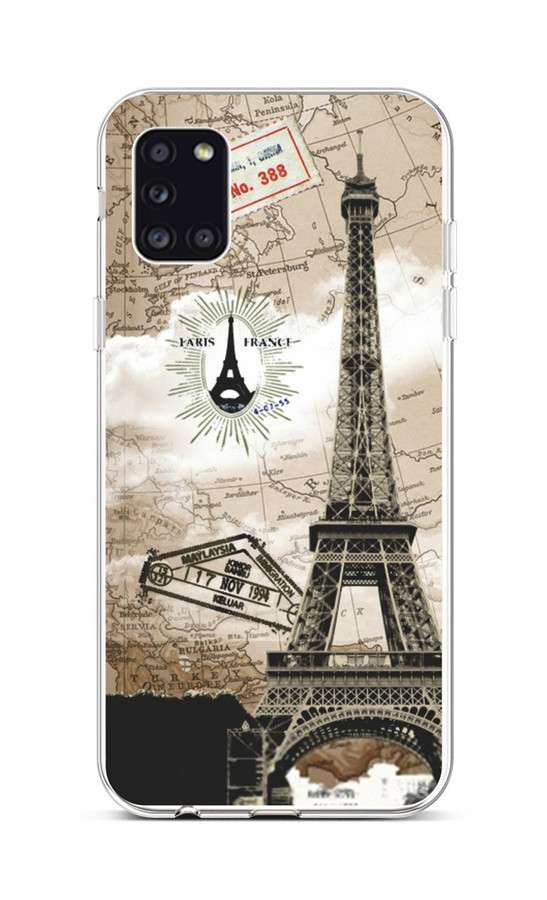Levně Kryt TopQ Samsung A31 silikon Paris 2 50919 (pouzdro neboli obal na mobil Samsung A31)