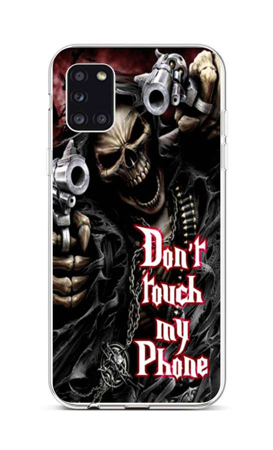 Kryt TopQ Samsung A31 silikon Smrťák 50921 (pouzdro neboli obal na mobil Samsung A31)