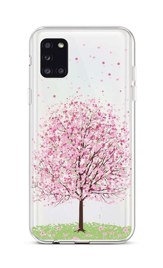 Levně Kryt TopQ Samsung A31 silikon Blossom Tree 50925 (pouzdro neboli obal na mobil Samsung A31)