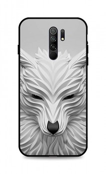 Zadní pevný kryt LUXURY na Xiaomi Redmi 9 Bílý vlk