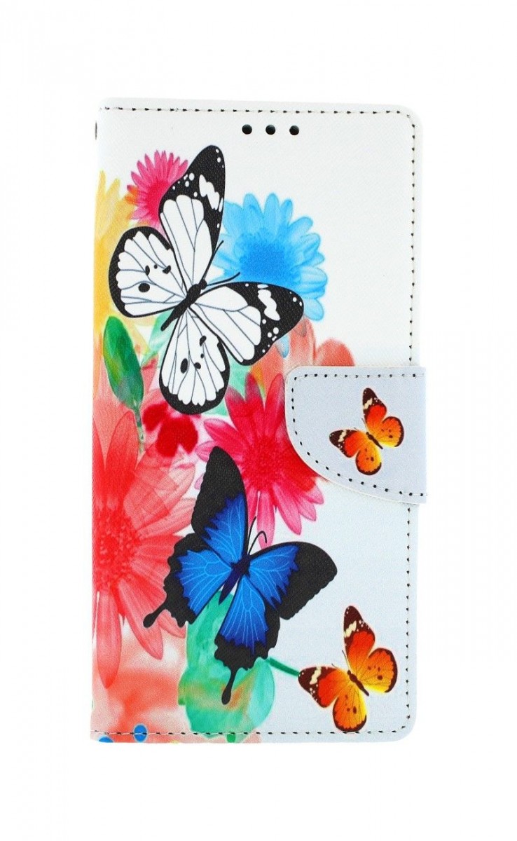 Knížkové pouzdro na Xiaomi Redmi 9 Barevné s motýlky