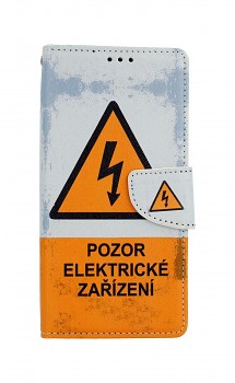 Knížkové pouzdro na Xiaomi Redmi 9 Pozor elektrické zařízení