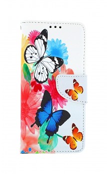 Knížkové pouzdro na Samsung A31 Barevné s motýlky