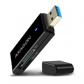 Čtečka paměťových karet AXAGON CRE-S2 USB 3.0 typ A se dvěma sloty 