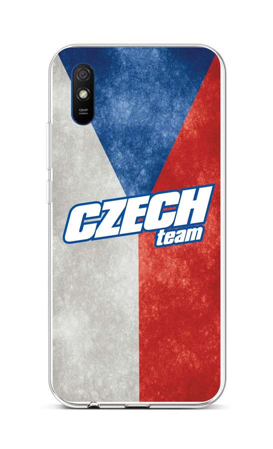 Levně Kryt TopQ Xiaomi Redmi 9A silikon Czech Team 51375 (pouzdro neboli obal na mobil Xiaomi Redmi 9A)