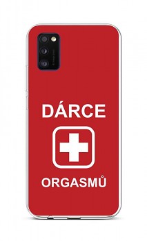 Zadní silikonový kryt na Samsung A41 Dárce