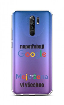 Zadní silikonový kryt na Xiaomi Redmi 9 Google