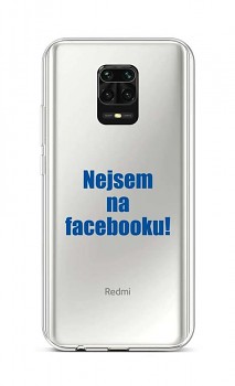 Zadní silikonový kryt na Xiaomi Redmi Note 9 Pro Nejsem na Facebooku