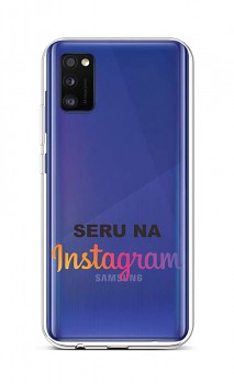 Zadní silikonový kryt na Samsung A41 Instagram