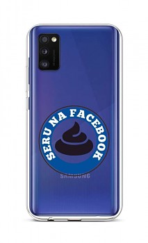 Zadní silikonový kryt na Samsung A41 Facebook