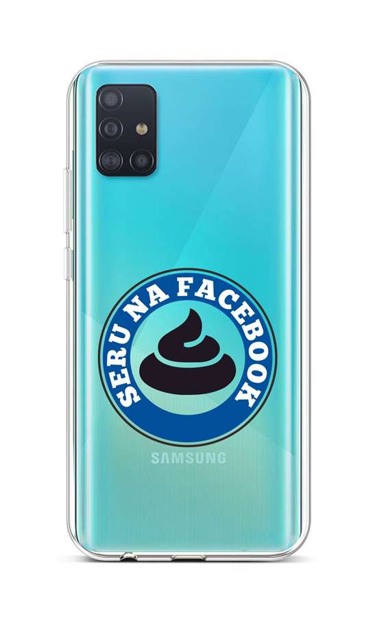 Levně Kryt TopQ Samsung A51 silikon Facebook 51413 (pouzdro neboli obal na mobil Samsung A51)