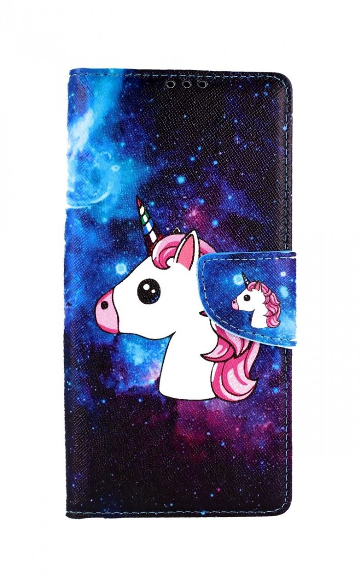 Levně Kryt TopQ Xiaomi Redmi 9A knížkový Space Unicorn 51530 (pouzdro neboli obal na mobil Xiaomi Redmi 9A)