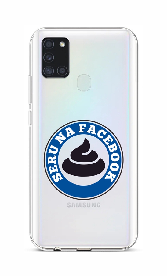 Levně Kryt TopQ Samsung A21s silikon Facebook 52120 (pouzdro neboli obal na mobil Samsung A21s)