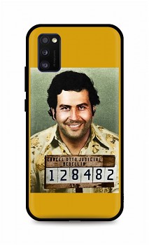 Zadní silikonový kryt DARK na Samsung A41 Pablo Escobar