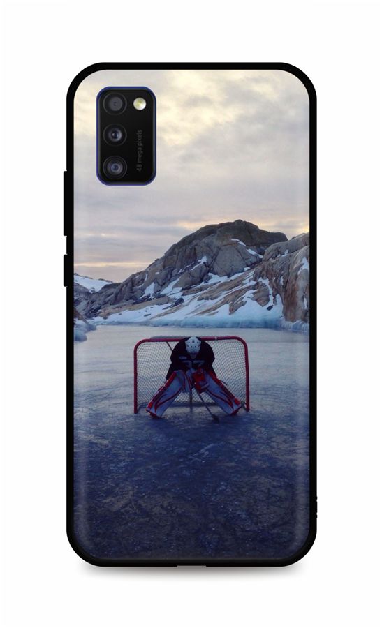 Levně Kryt TopQ Samsung A41 silikon Hockey Goalie 52288 (pouzdro neboli obal na mobil Samsung A41)