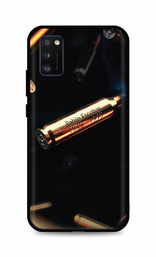 Levně Kryt TopQ Samsung A41 silikon Pablo Escobar Bullet 52313 (pouzdro neboli obal na mobil Samsung A41)