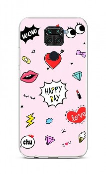 Zadní silikonový kryt na Xiaomi Redmi Note 9 Happy Day