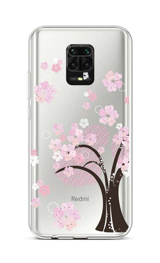 Zadní silikonový kryt na Xiaomi Redmi Note 9 Pro Cherry Tree