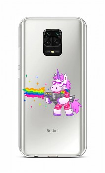 Zadní silikonový kryt na Xiaomi Redmi Note 9 Pro Rainbow Gun
