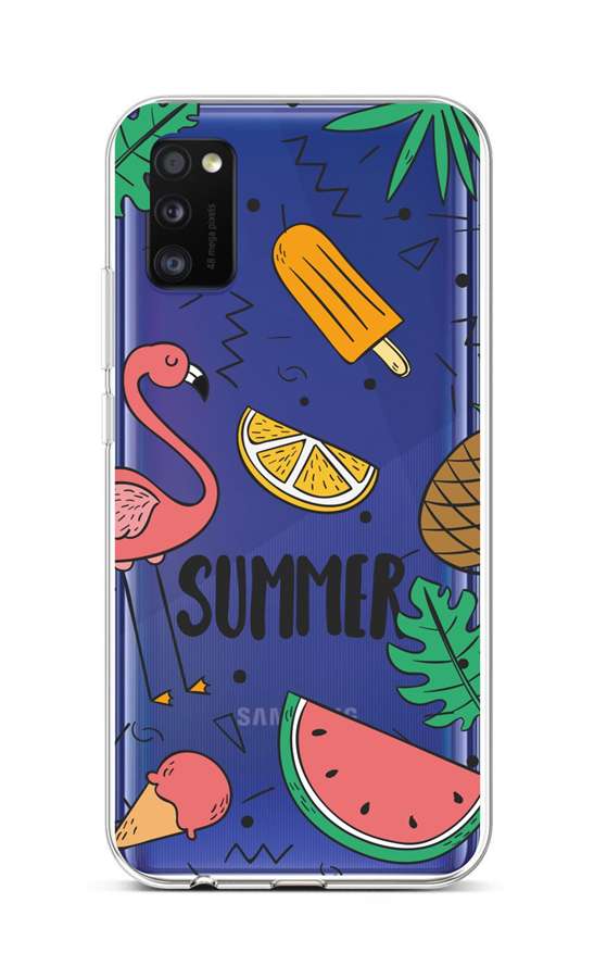 Levně Kryt TopQ Samsung A41 silikon Summer 52616 (pouzdro neboli obal na mobil Samsung A41)