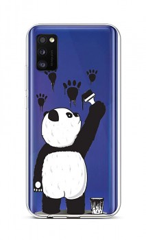 Zadní silikonový kryt na Samsung A41 Rebel Panda