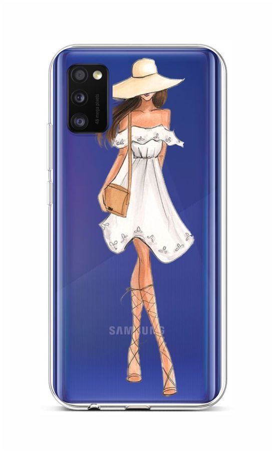 Levně Kryt TopQ Samsung A41 silikon Lady 5 52664 (pouzdro neboli obal na mobil Samsung A41)
