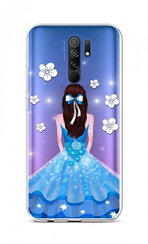 Zadní silikonový kryt na Xiaomi Redmi 9 Blue Princess