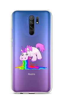 Zadní silikonový kryt na Xiaomi Redmi 9 Rainbow Splash