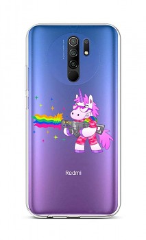 Zadní silikonový kryt na Xiaomi Redmi 9 Rainbow Gun