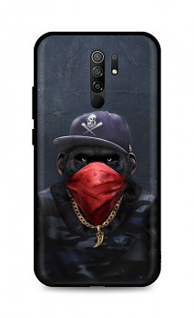 Zadní silikonový kryt DARK na Xiaomi Redmi 9 Monkey Gangster