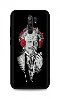 Zadní silikonový kryt DARK na Xiaomi Redmi 9 Albert Einstein