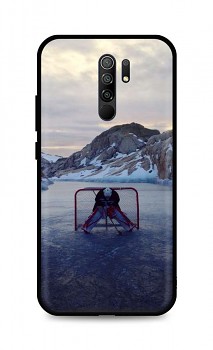 Zadní silikonový kryt DARK na Xiaomi Redmi 9 Hockey Goalie