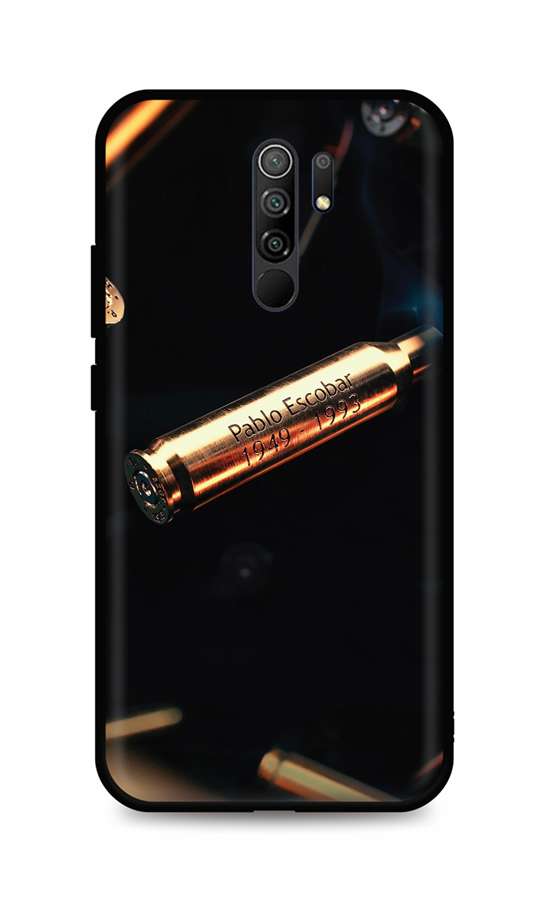 Levně Kryt TopQ Xiaomi Redmi 9 silikon Pablo Escobar Bullet 52943 (pouzdro neboli obal na mobil Xiaomi Redmi 9)
