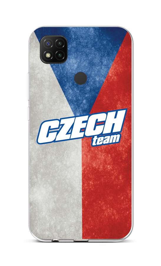 Levně Kryt TopQ Xiaomi Redmi 9C silikon Czech Team 53062 (pouzdro neboli obal na mobil Xiaomi Redmi 9C)