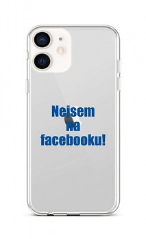 Zadní silikonový kryt na iPhone 12 mini Nejsem na Facebooku