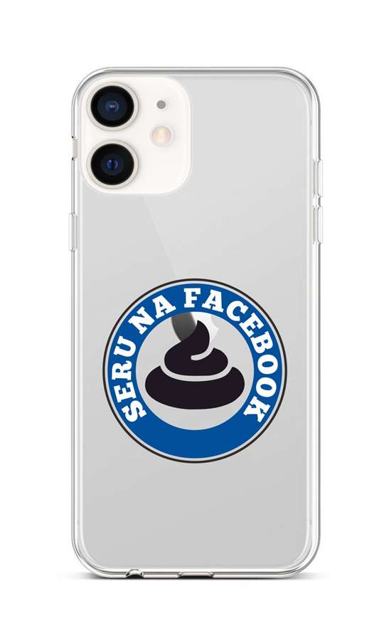 Levně Kryt TopQ iPhone 12 mini silikon Facebook 53254 (pouzdro neboli obal na mobil iPhone 12 mini)