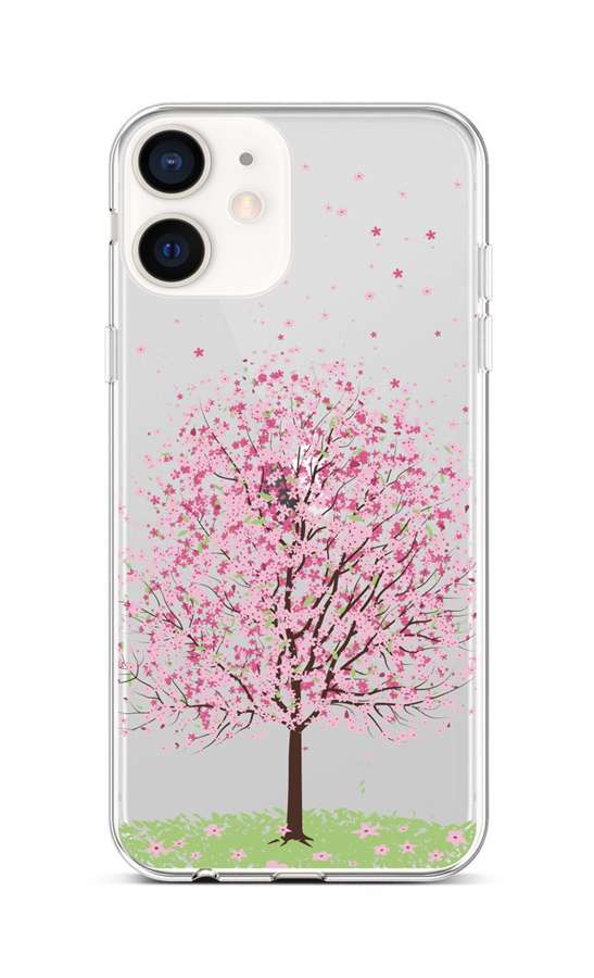 Kryt TopQ iPhone 12 silikon Blossom Tree 53344 (pouzdro neboli obal na mobil iPhone 12)