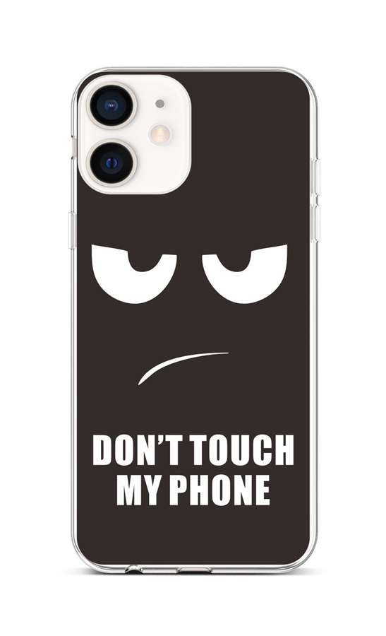 Kryt TopQ iPhone 12 silikon Don´t Touch 53350 (pouzdro neboli obal na mobil iPhone 12)