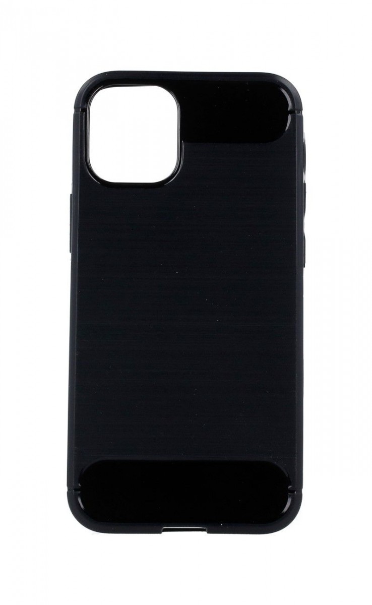 Kryt TopQ iPhone 12 Pro silikon černý 53534 (pouzdro neboli obal na mobil iPhone 12 Pro)