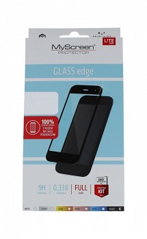 Tvrzené sklo MyScreen na iPhone 12 mini FullGlue LITE černé