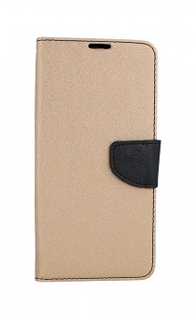 Knížkové pouzdro na Xiaomi Redmi 9C zlato-černé