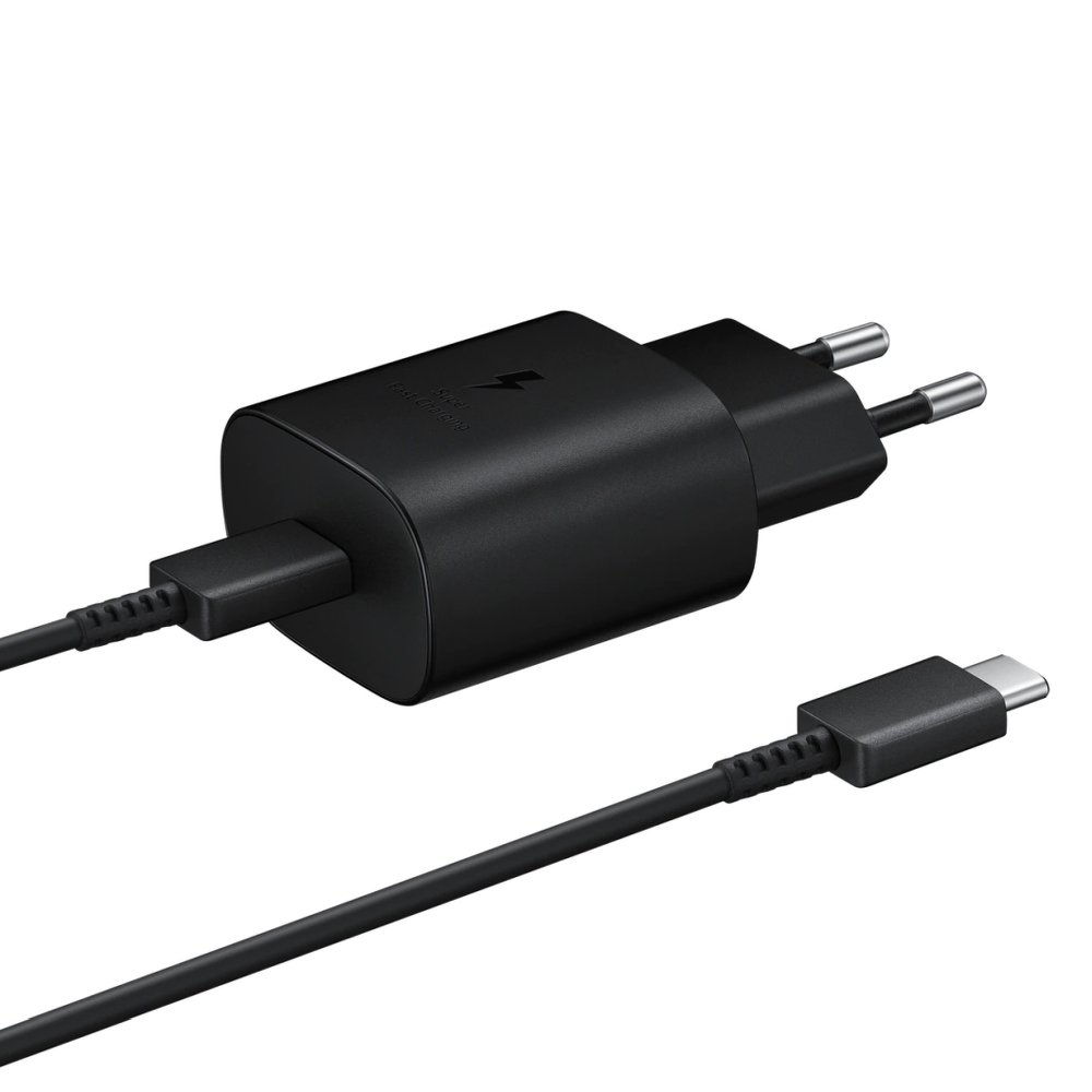 Originální USB-C (USB type-C) rychlonabíječka Samsung EP-TA800EBE + EP-DG980BBE černá¨54123