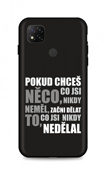 Zadní silikonový kryt DARK na Xiaomi Redmi 9C Moto