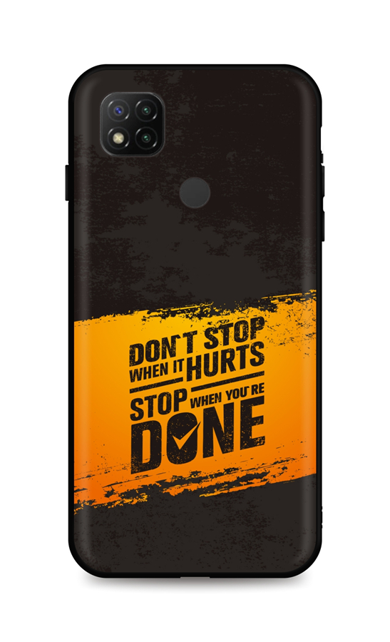 Levně Kryt TopQ Xiaomi Redmi 9C silikon Don´t Stop 54180 (pouzdro neboli obal na mobil Xiaomi Redmi 9C)