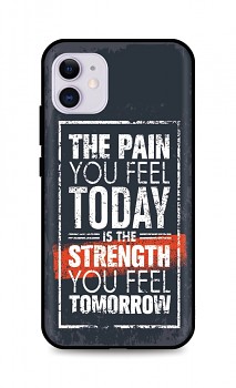 Zadní silikonový kryt DARK na iPhone 11 Strength