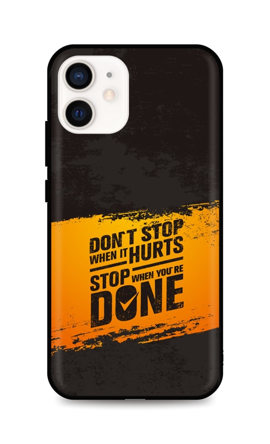 Levně Kryt TopQ iPhone 12 mini silikon Don´t Stop 54243 (pouzdro neboli obal na mobil iPhone 12 mini)
