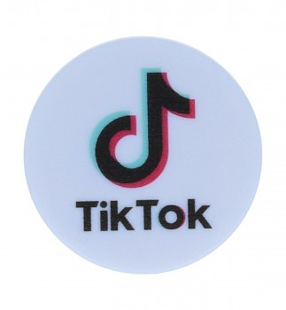 Držák PopSocket TikTok bílý