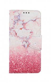 Knížkové pouzdro na Samsung A41 Růžový mramor