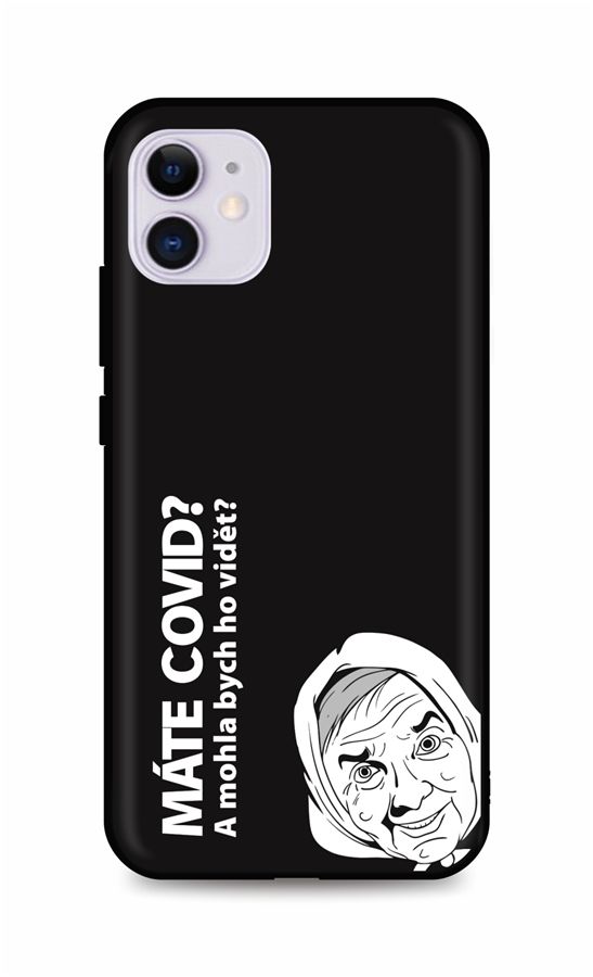Levně Kryt TopQ iPhone 11 silikon Můžu ho vidět? 54439 (pouzdro neboli obal na mobil iPhone 11)